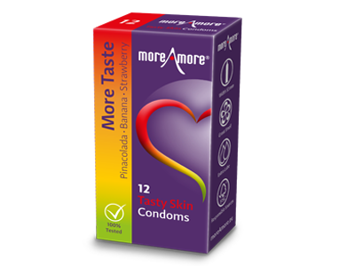 More Taste - Tasty Skin 12 condooms