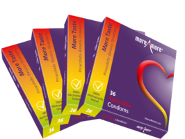 Combi deal 4x3-pack condoms Tasty Skin